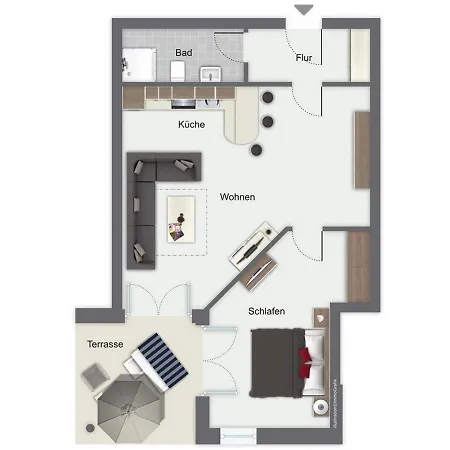 Duenenblick 22 Apartment *